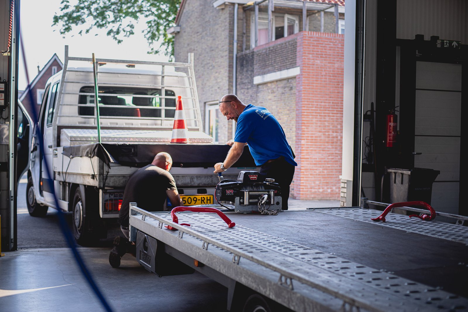 Koppelen van aanhangwagen aan auto