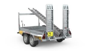 Ladderrekken - Indien de trailer niet is voorzien van een opbouw