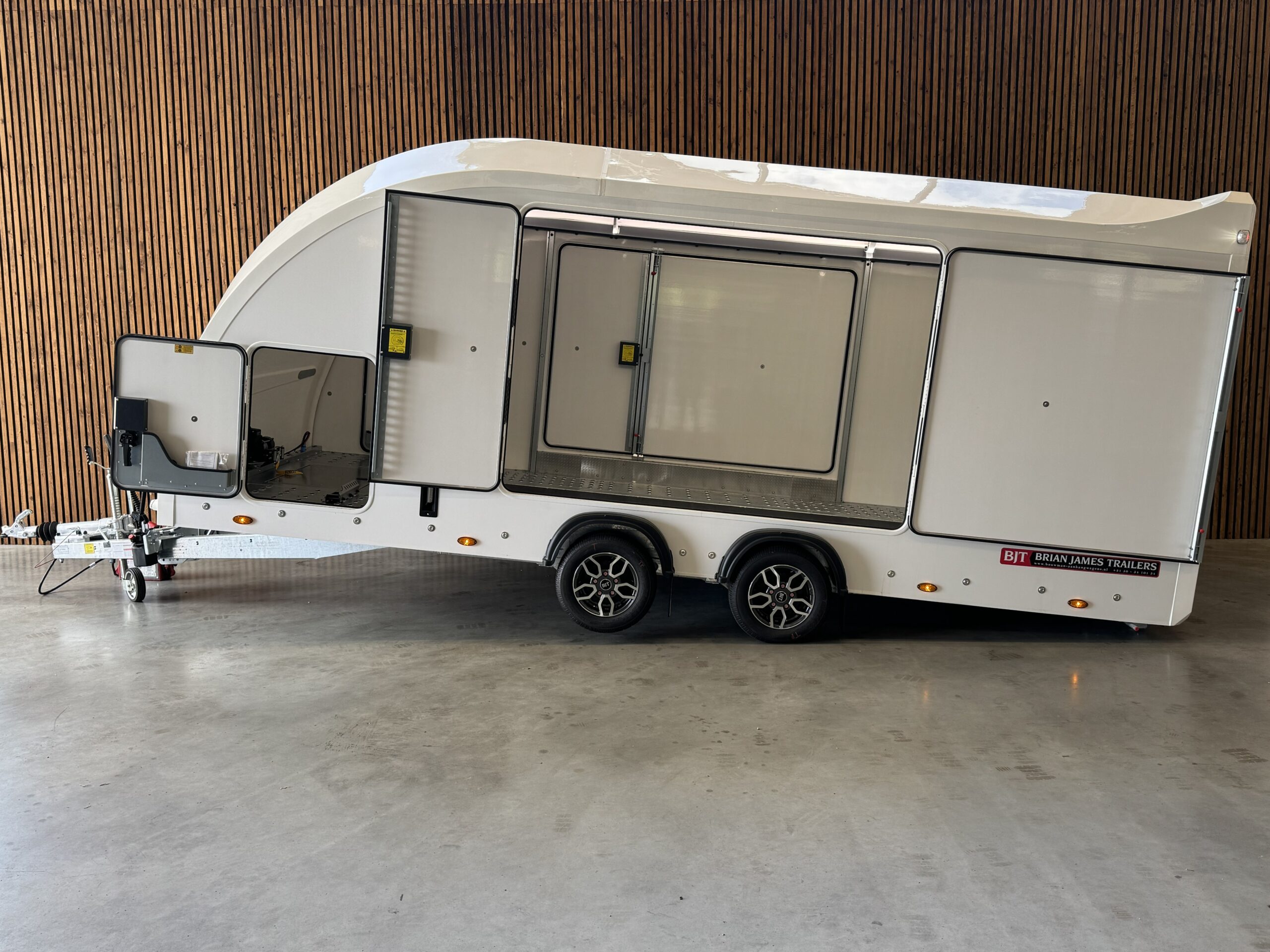 Brian James Race Sport 500×210 2-as 12 inch 3500kg White Body - Afbeelding 6
