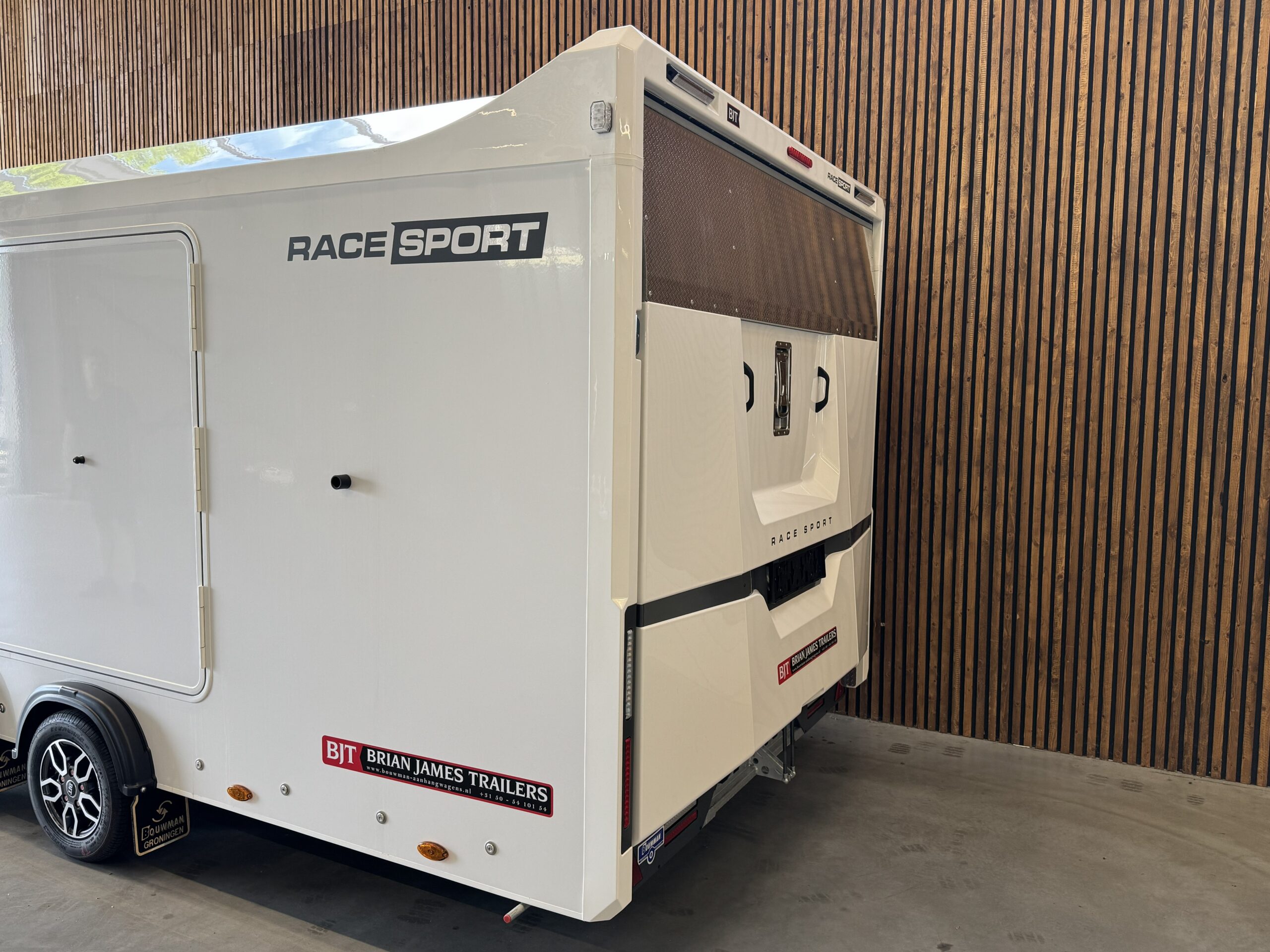 Brian James Race Sport 500×210 2-as 12 inch 3500kg White Body - Afbeelding 5