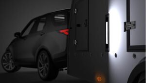 Led-achteruitrijlichten – zijdelings gemonteerd, af fabriek gemonteerde optie