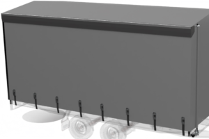 Huif met schuifzeil 180cm