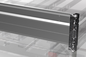 Achterbord boven en onder scharnierend