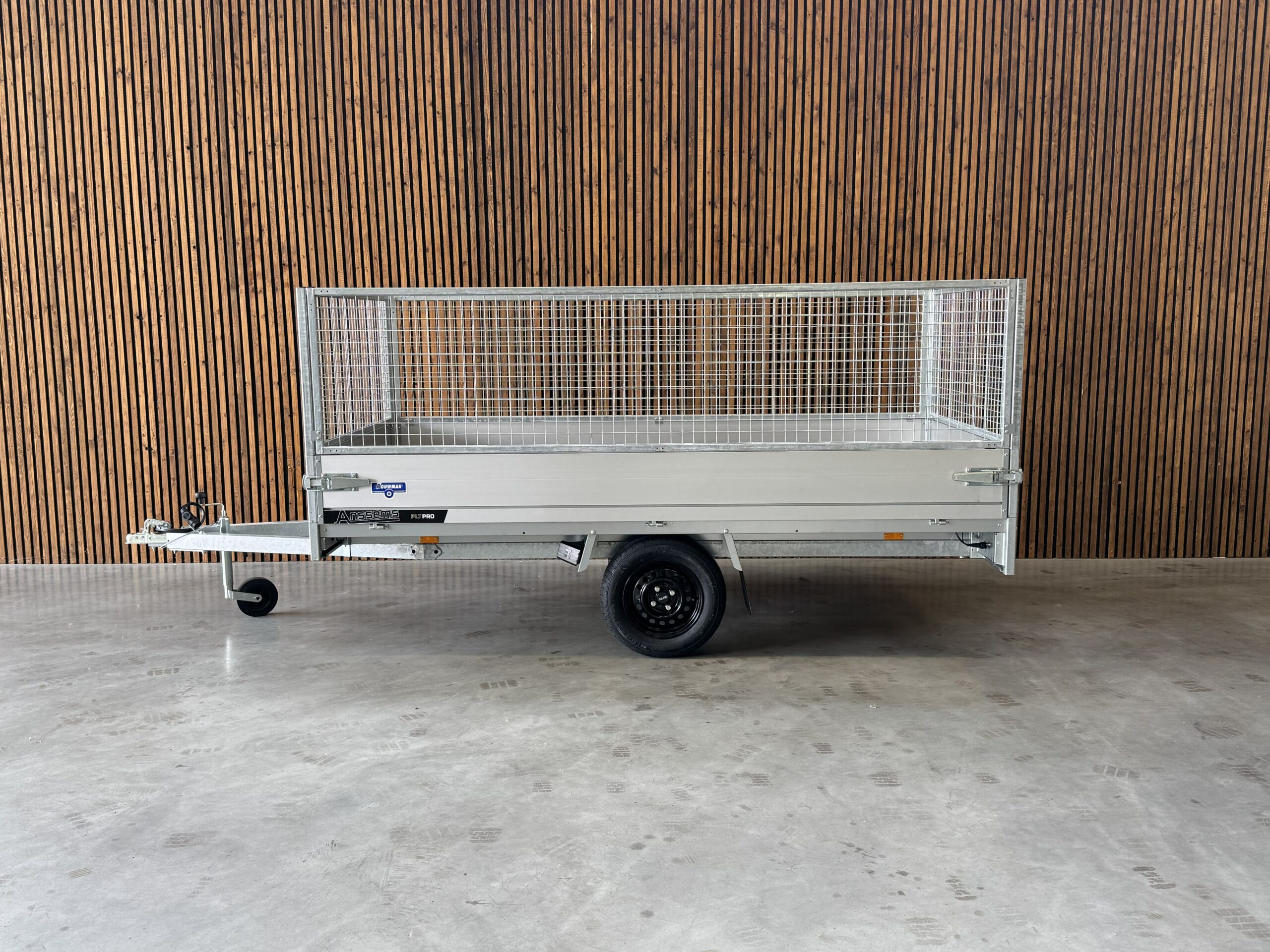 Anssems PLT-Pro 305x150 750kg Enkelas + Loofrekken - Afbeelding 4