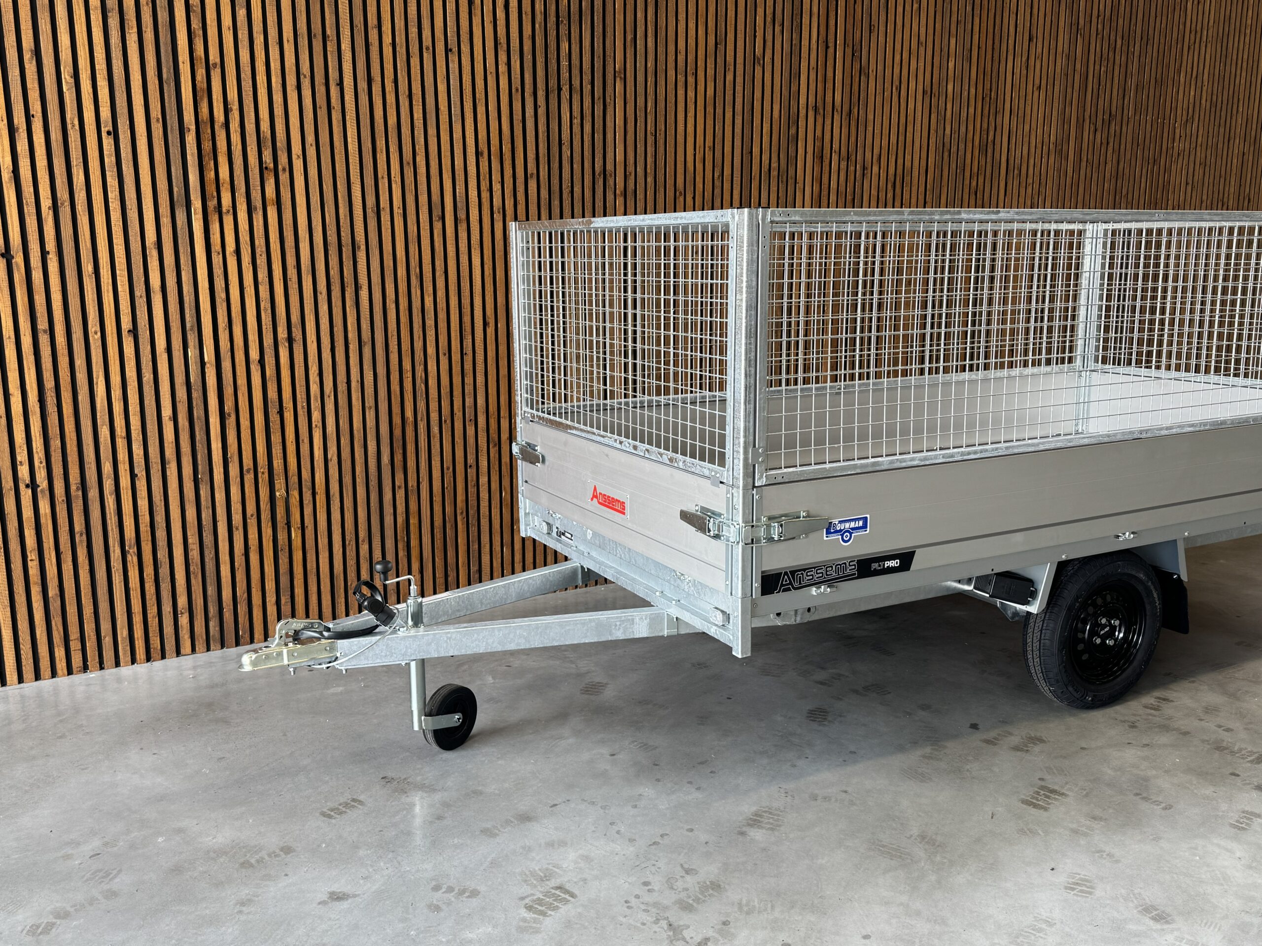 Anssems PLT-Pro 305x150 750kg Enkelas + Loofrekken - Afbeelding 3