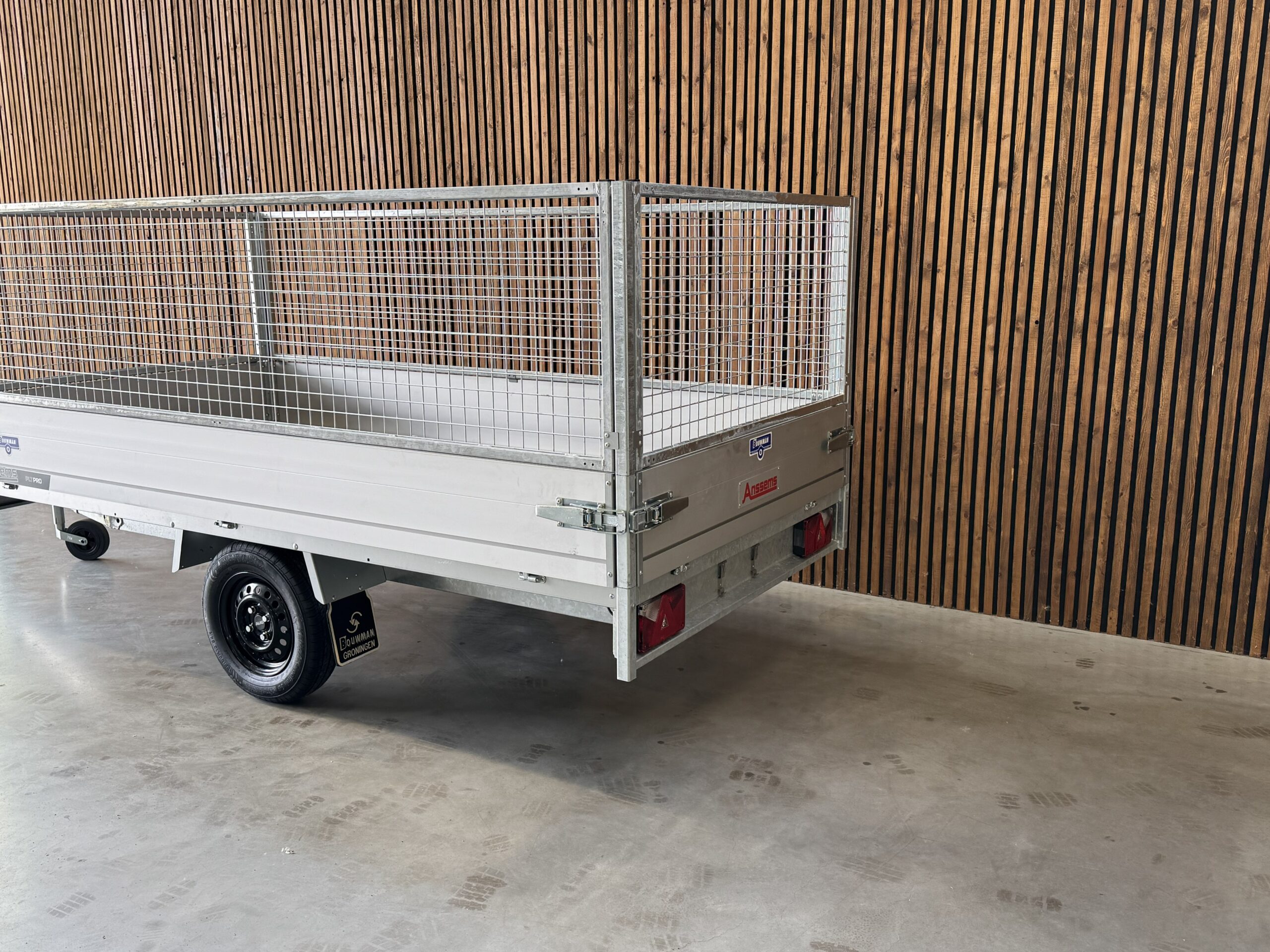 Anssems PLT-Pro 305x150 750kg Enkelas + Loofrekken - Afbeelding 2