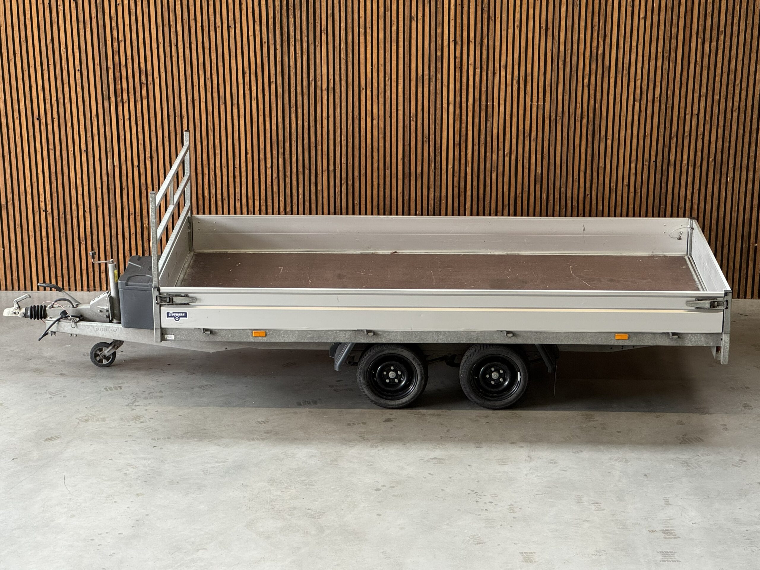 Hapert Azure Plateauwagen 400x180 3500kg Paraboolvering 2-as