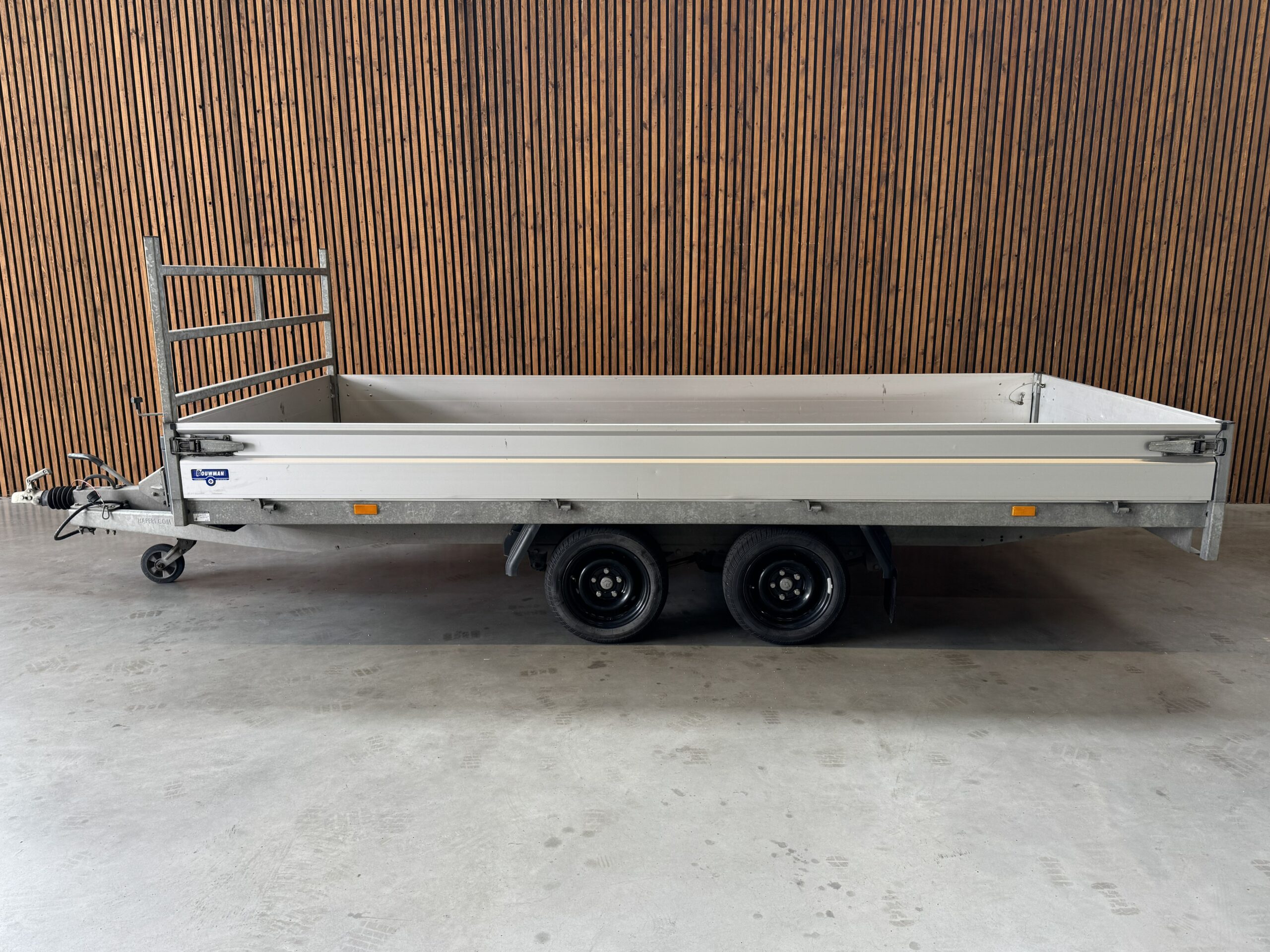 Hapert Azure Plateauwagen 400x180 3500kg Paraboolvering 2-as - Afbeelding 2